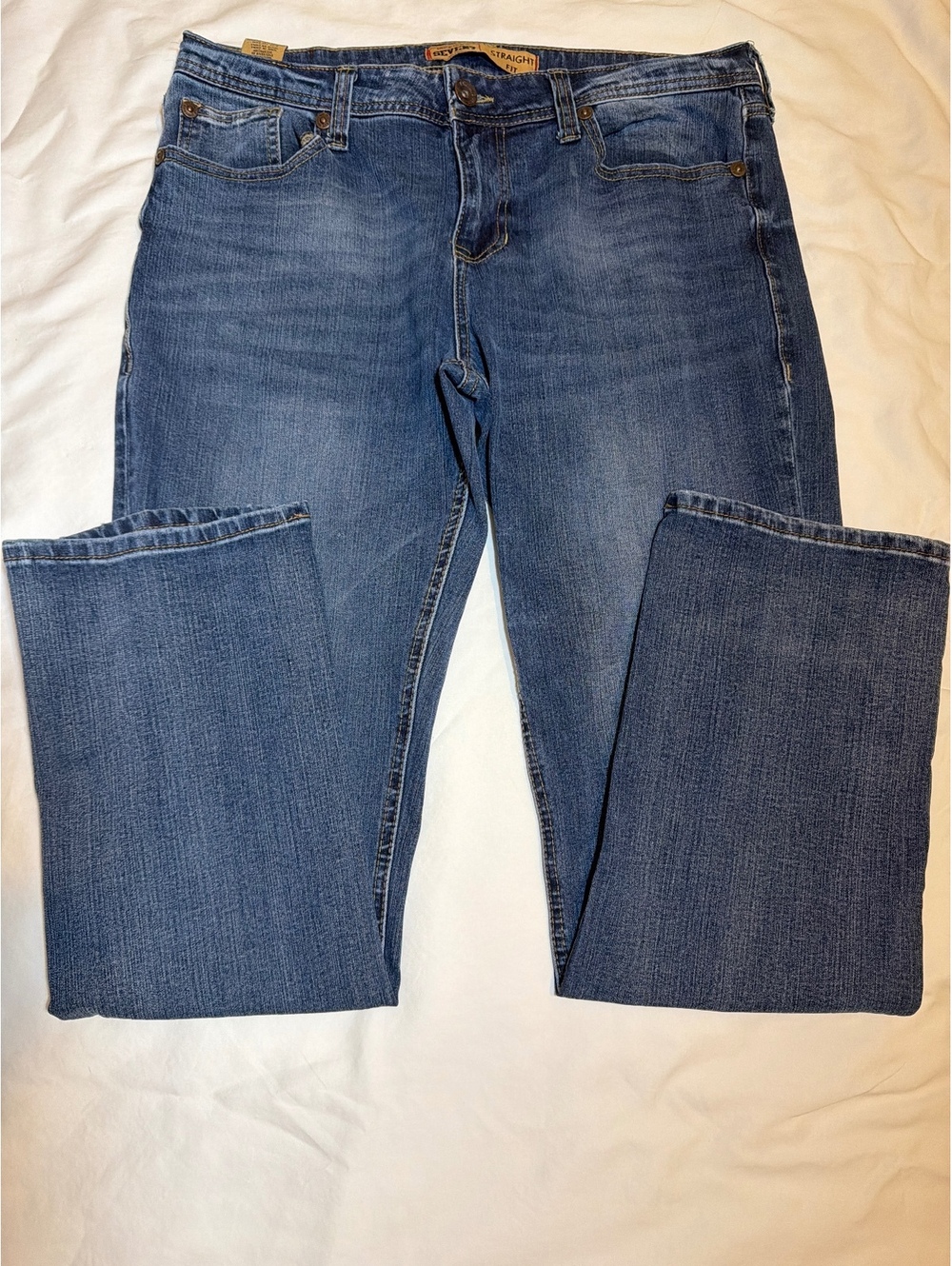 Seven7 men’s Straigjt fit Jeans 34/32 dark wash